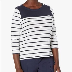 Merona stripped top   